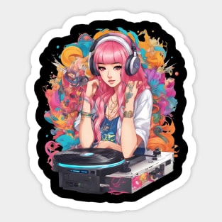 Beats BlissTechno Trance Rave DJ Sticker